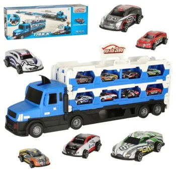 TIR Laweta samochód transporter pojazd składany XXL 10 aut niebieski-844483