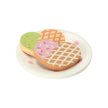 Serwis do herbaty kawy drewniany LULILO-844745