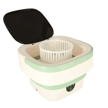 Pralka automatyczna turystyczna mini składana przenośna 12L zielona-844570