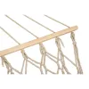 Hamak ogrodowy brazylijski boho siatka frędzle 200cm 150kg Ecru-845419
