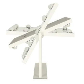 Lusterko do makijażu kosmetyczne podświetlane 12 LED Hollywood z 12 żarówkami USB 30 x 40 cm-845296
