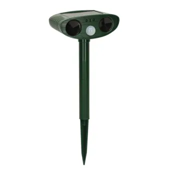 Odstraszacz solarny kretów na gryzonie kuny koty ptaki myszy szczury ultradźwięki czujnik ruchu-845970