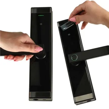 Zamek elektroniczny do drzwi SMART klamka inteligentna na kod odcisk palca bluetooth-845033