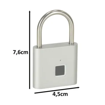 Kłódka zamek elektroniczny na odcisk palca wodoodporny inteligentny USB-845024