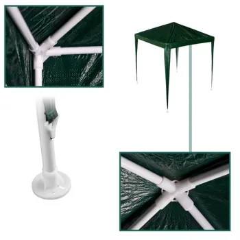 Pawilon ogrodowy namiot imprezowy handlowy altana zielona 2 x 2m-846024
