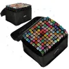 Markery dwustronne mazaki alkoholowe w etui 120 + podstawka-847803
