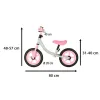 Rowerek biegowy Trike Fix Balance rower ultra lekki różowy-847044