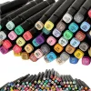 Markery dwustronne mazaki alkoholowe w etui 120 + podstawka-847802