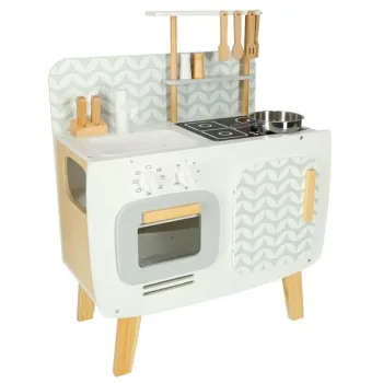 Kuchnia dla dzieci drewniana MDF LULILO RETRO akcesoria 73cm-847456