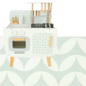 Kuchnia dla dzieci drewniana MDF LULILO RETRO akcesoria 73cm-847464