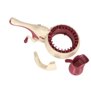 Maszyna do szycia dziewiarska 24-igłowa zestaw do tkania na drutach 5 włóczek-848200