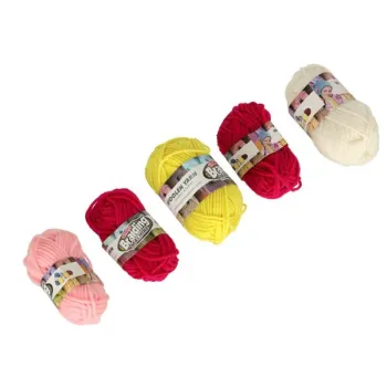 Maszyna do szycia dziewiarska 24-igłowa zestaw do tkania na drutach 5 włóczek-848199