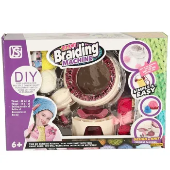 Maszyna do szycia dziewiarska 24-igłowa zestaw do tkania na drutach 5 włóczek-848196