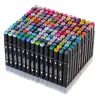 Markery dwustronne mazaki alkoholowe w etui 168 + podstawka-849291
