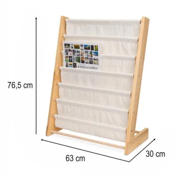 Regał na książki dla dzieci stojak półka 76,5cm-849535