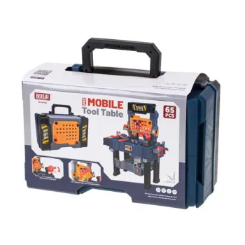 Warsztat zestaw majsterkowicza stolik + narzędzia 65el.-849819