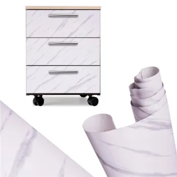 Folia rolka samoprzylepna okleina tapeta biały marmur - jazz 1,22x50m-850441