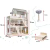 Domek dla lalek drewniany LULILO FLORO boho LED 78cm-851320