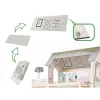 Domek dla lalek drewniany LULILO FLORO boho LED 78cm-851336