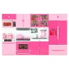 Mebelki dla lalek kuchnia 4 segmenty dźwięki LED 48cm-851755
