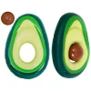Materac dmuchany do pływania awokado z pestką piłką 150x115 cm XL-851924