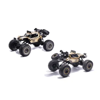 Samochód zdalnie sterowany 2,4GHz 1:8 51cm metal złoty-851659