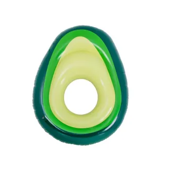 Materac dmuchany do pływania awokado z pestką piłką 150x115 cm XL-851923