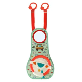 Kierownica dla dzieci do samochodu auta mata interaktywna dźwięki światła LED-851577