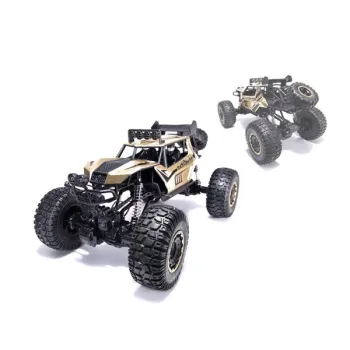 Samochód zdalnie sterowany 2,4GHz 1:8 51cm metal złoty-851662