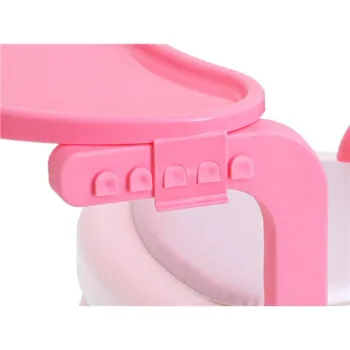 Krzesełko stolik do karmienia i zabawy różowy-851122
