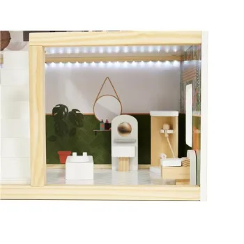 Domek dla lalek drewniany LULILO FLORO boho LED 78cm-851334