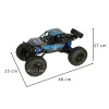 Samochód zdalnie sterowany na pilota RC Crawler Climbing Car 1:10 4WD 48cm niebieski-852244