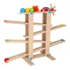 Tor kulkowy drewniany kulodrom montessori XXL-852719