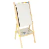 Tablica magnetyczna kredowa dwustronna drewniana literki kreda 38x37x90cm-852745