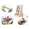 Pchacz dla dziecka chodzik drewniany kostka edukacyjna 6w1-852734