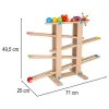 Tor kulkowy drewniany kulodrom montessori XXL-852727