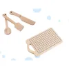 Kuchnia dla dzieci drewniana  MDF MODERN CLASSIC akcesoria 82cm szara-852128