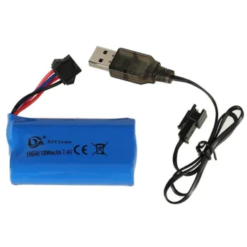 Samochód zdalnie sterowany na pilota RC Crawler Climbing Car 1:10 4WD 48cm niebieski-852251