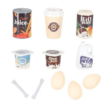 Sklep dla dzieci supermarket stragan wózek na zakupy akcesoria miętowy-852489