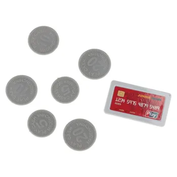 Sklep dla dzieci supermarket stragan wózek na zakupy akcesoria miętowy-852492