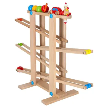 Tor kulkowy drewniany kulodrom montessori XXL-852721