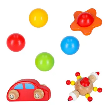 Tor kulkowy drewniany kulodrom montessori XXL-852724