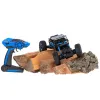 Samochód zdalnie sterowany na pilota RC Rock Crawler HB 2,4GHz 1:18 niebieski-854209