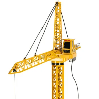 Dźwig Żuraw budowlany zdalnie sterowany  RC z hakiem 4CH 128cm-854034