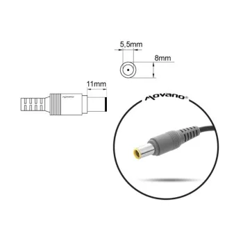 Zasilacz Movano 20v 4.5a (8.0x5.5 pin) 90W do Lenovo-854757