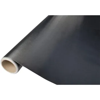 Folia rolka metalic szczotkowana czarna 1,52x30m-854396