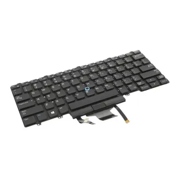 Klawiatura laptopa do Dell Latitude 5490, 7490 (podświetlana, trackpoint)-859418