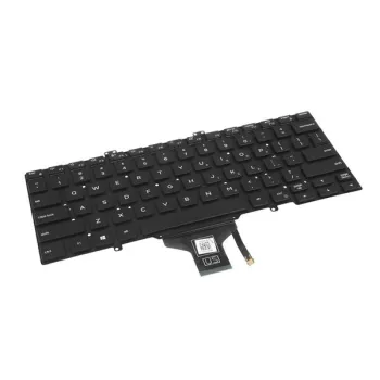Klawiatura laptopa do Dell Latitude 5410, 7400, 7410 (podświetlana)