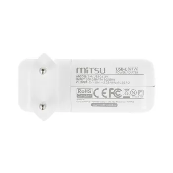 Zasilacz Mitsu 61W USB type C USB-C (white)-862880