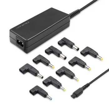 Qoltec Uniwersalny zasilacz do laptopa 65W | Automatyczny | MultiPlug | 9 wtyczek | +kabel zasilający
